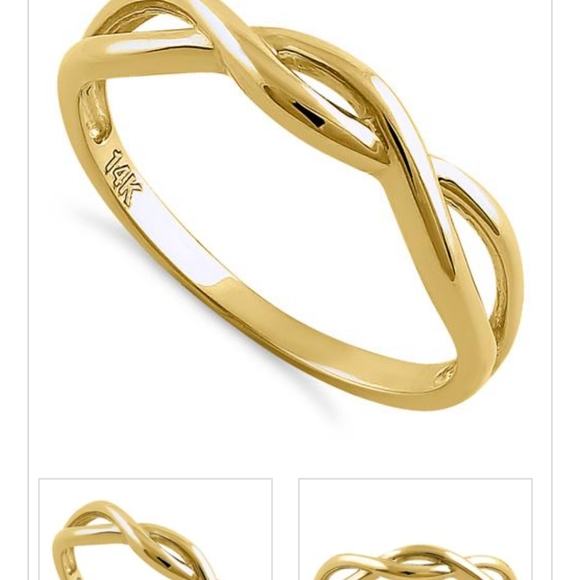 Real 14 KT gold ring - Picture 1 of 2